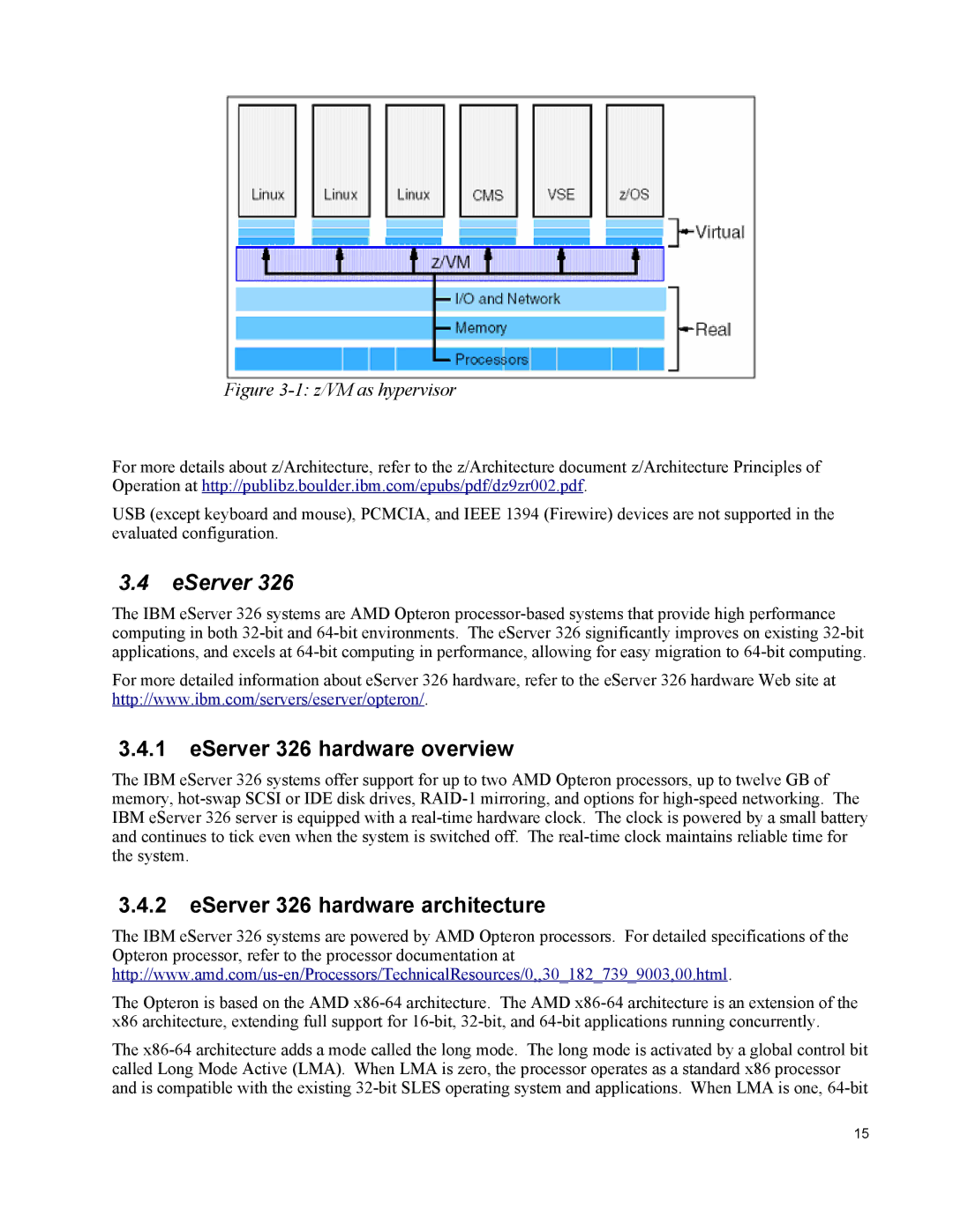 IBM 10 SP1 EAL4 manual EServer 326 hardware overview, EServer 326 hardware architecture 