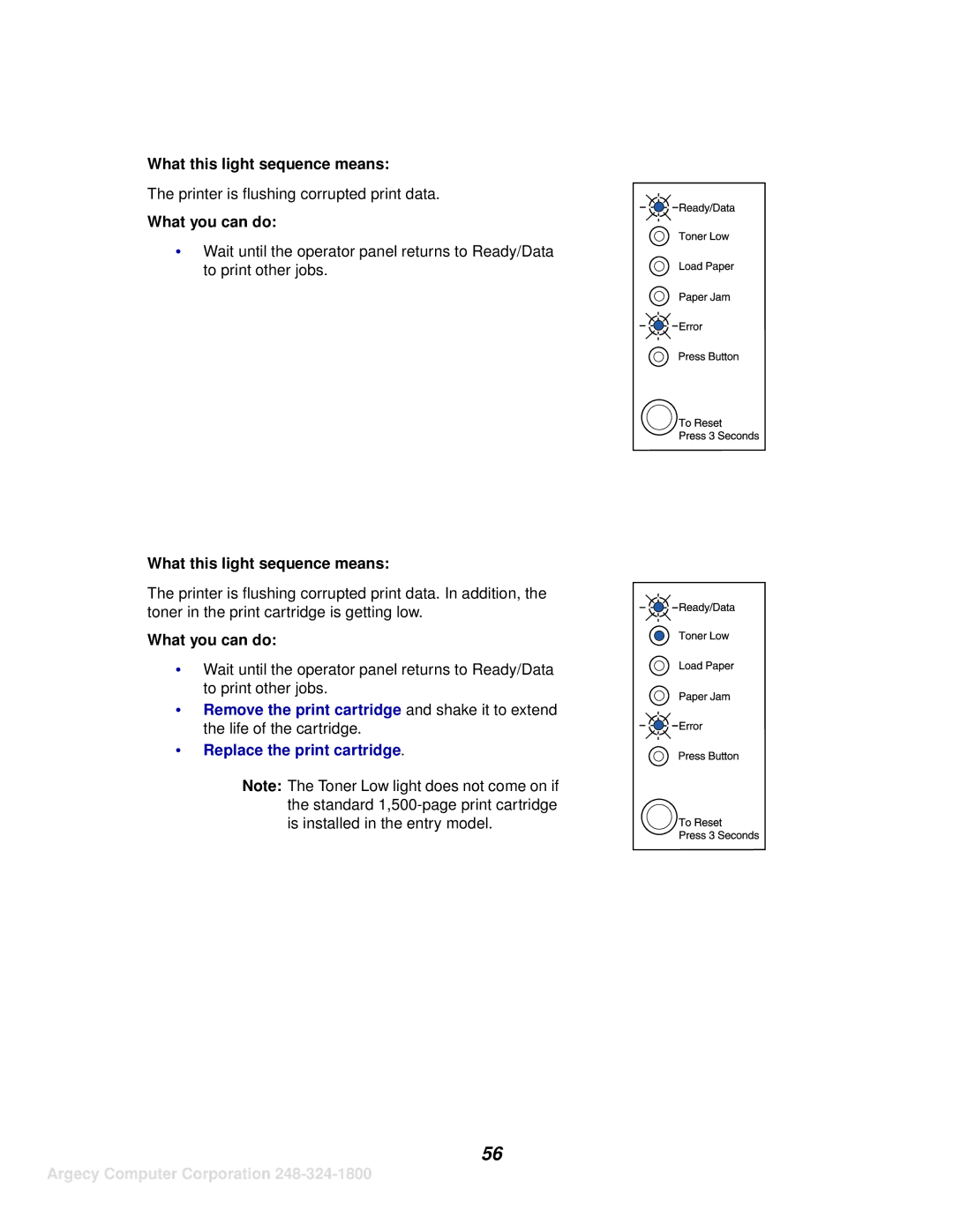 IBM 1116 manual Printer is flushing corrupted print data 