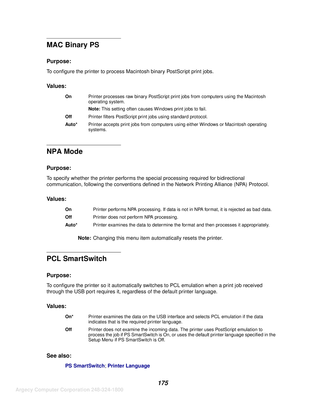 IBM 1120, 1125 manual MAC Binary PS, 175 