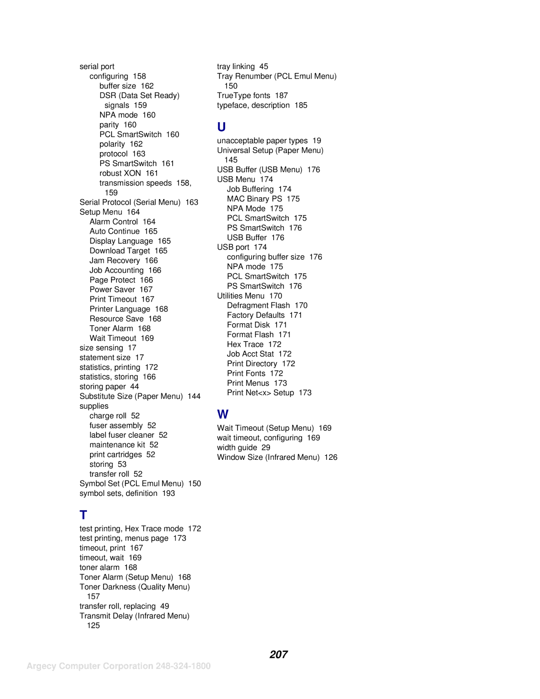 IBM 1120, 1125 manual 207 