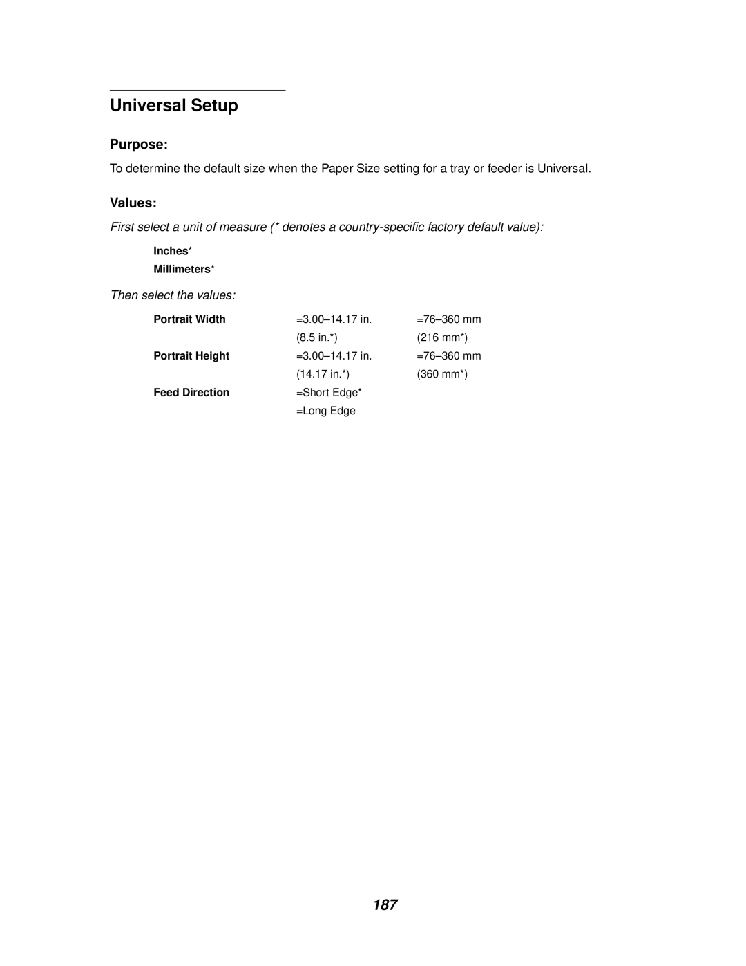 IBM 1220 manual Universal Setup, 187 