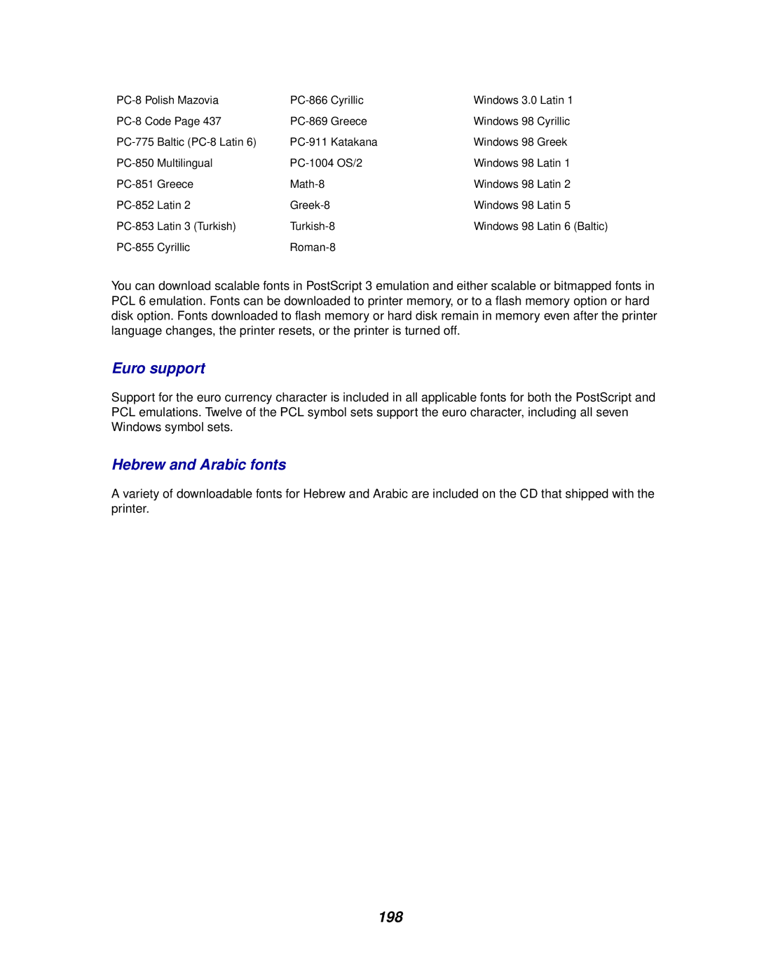 IBM 1220 manual Euro support, 198 