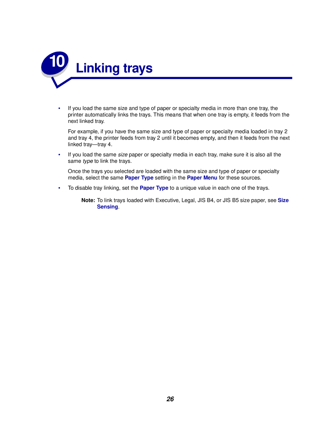 IBM 1220 manual Linking trays 