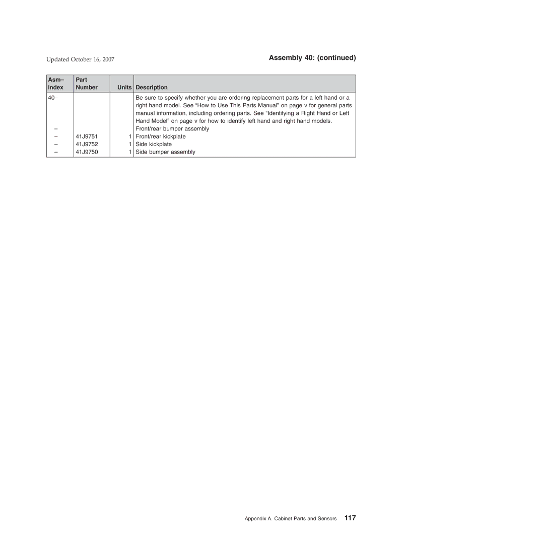 IBM 6xx, 131, 171, BW3, 8xx, 15x manual Assembly 