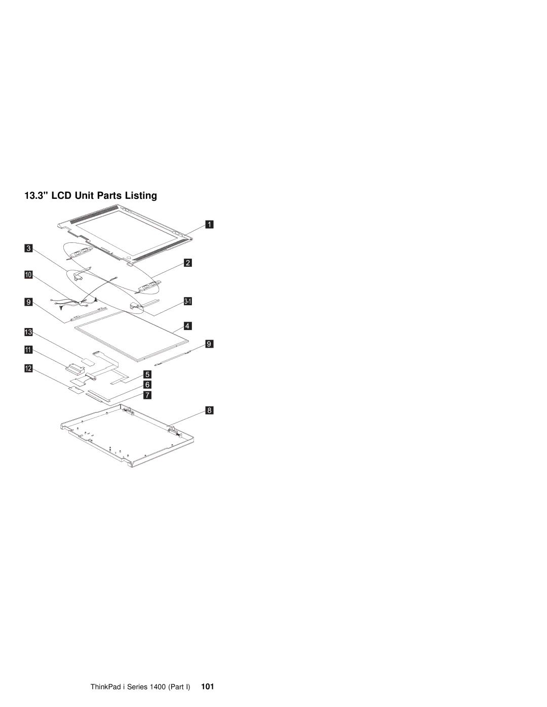 IBM 1400 (2611) manual ThinkPad i Series 1400 101Part 