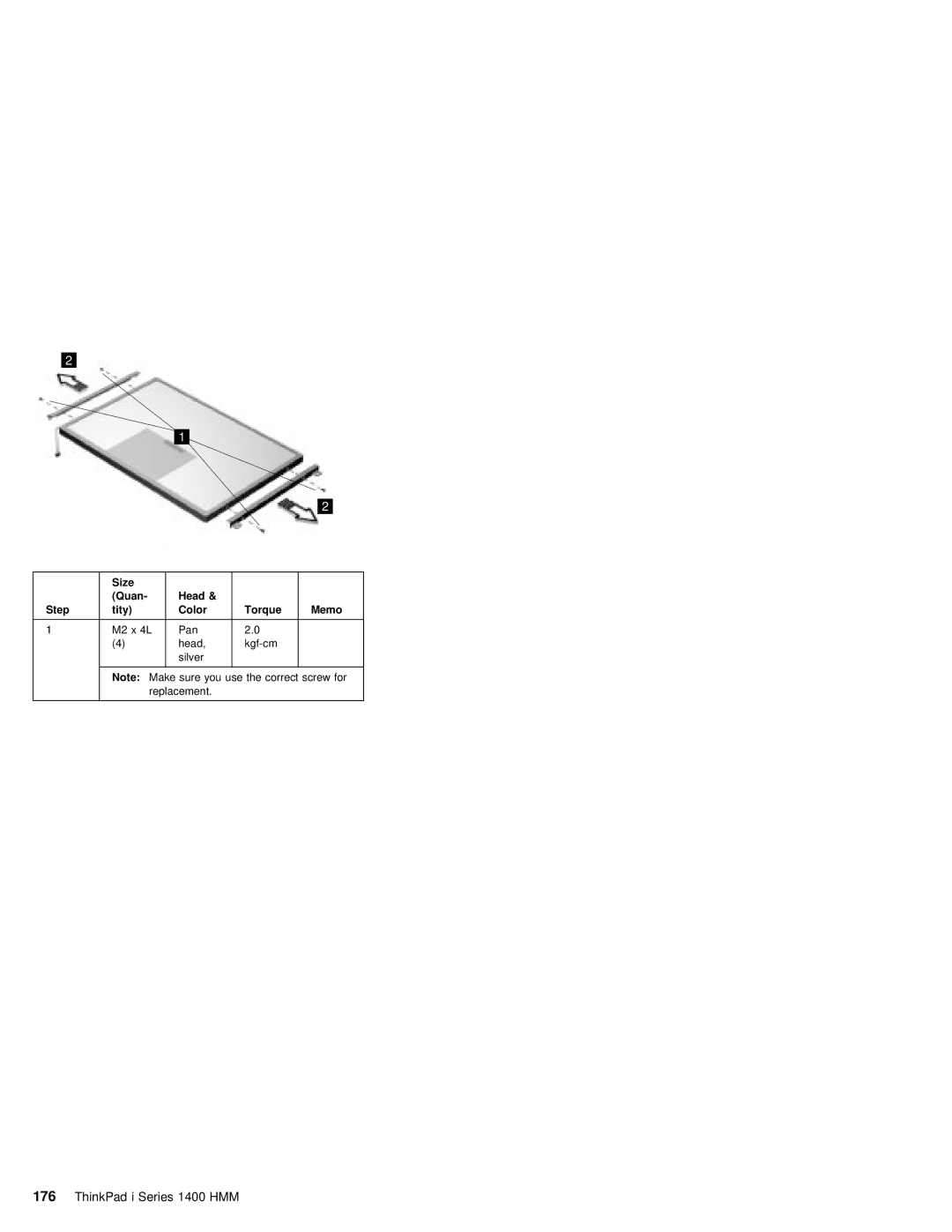 IBM 1400 (2611) manual ThinkPad i Series 1400 HMM 