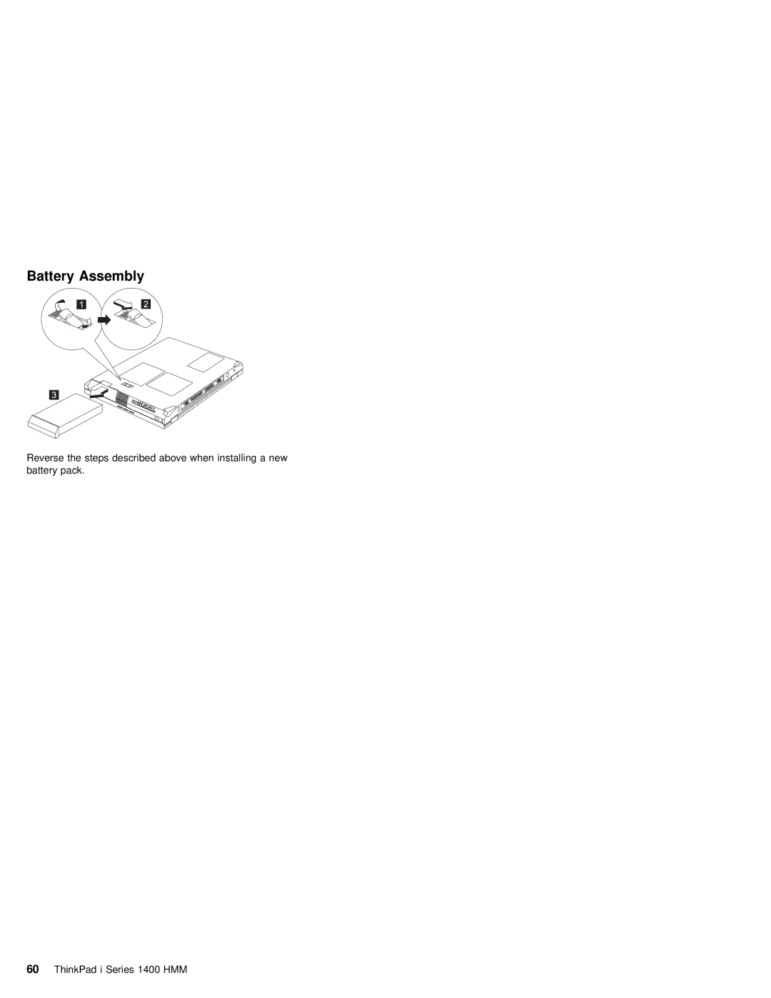 IBM 1400 (2611) manual Battery Assembly 