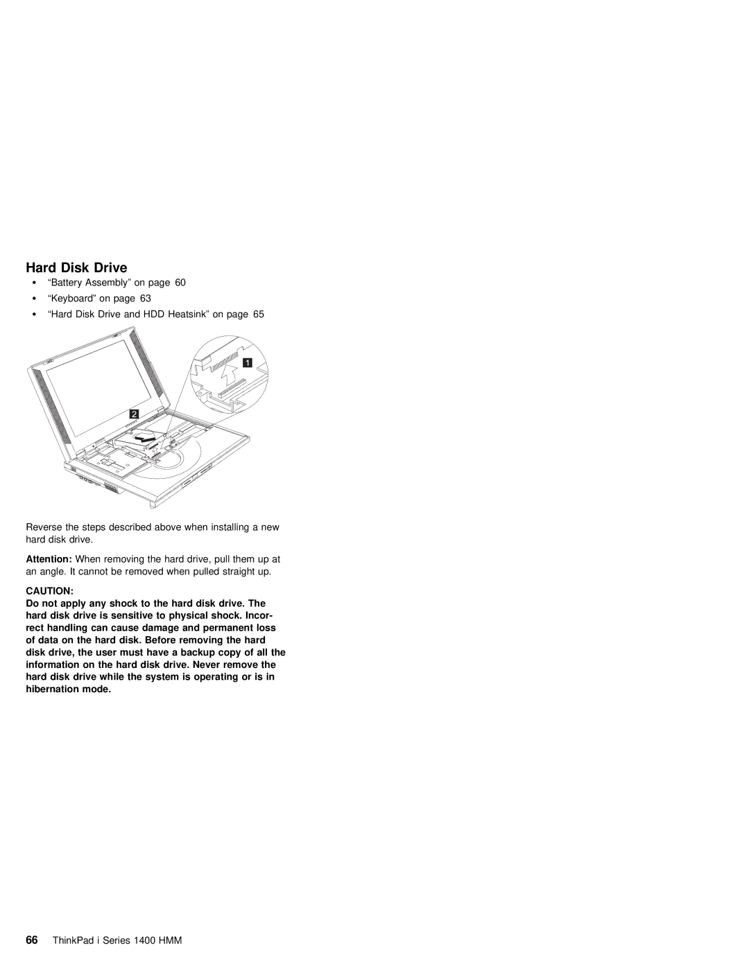 IBM 1400 (2611) manual Hard Disk Drive 