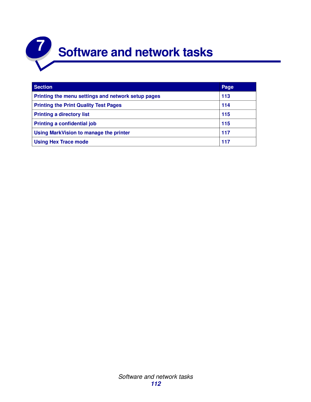 IBM 1422 manual Software and network tasks 