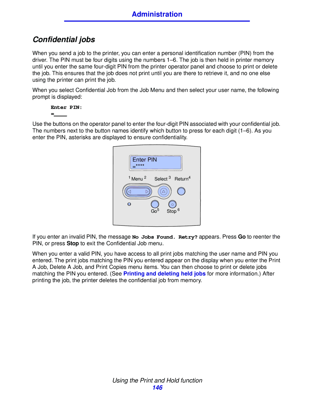 IBM 1422 manual Confidential jobs 