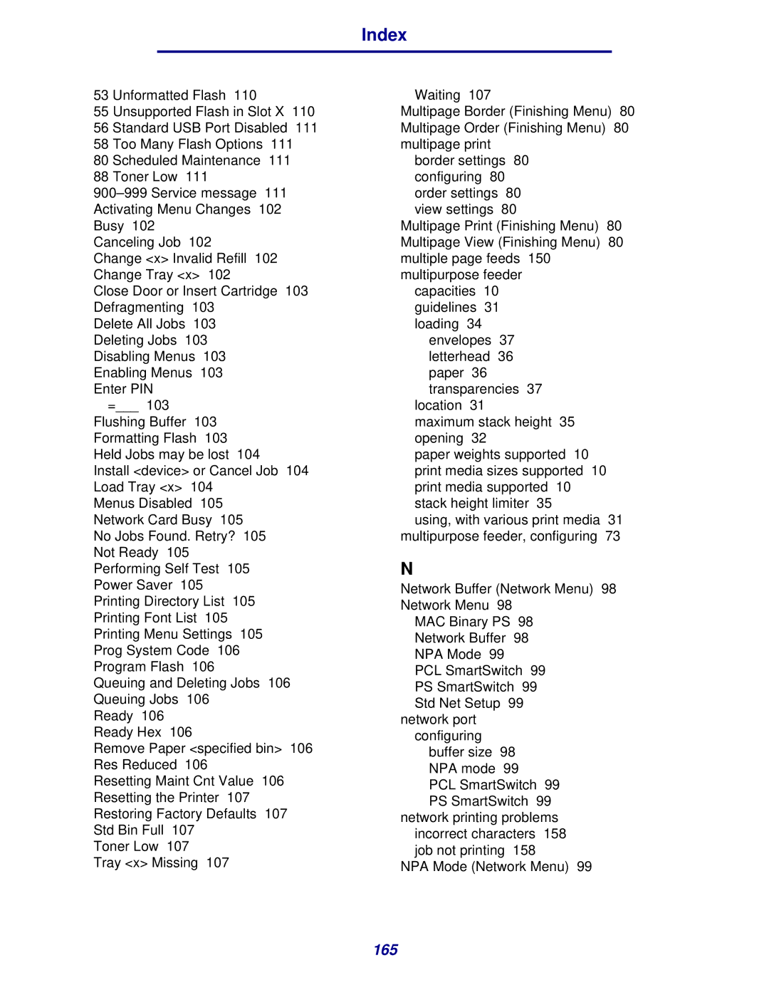 IBM 1422 manual 165 