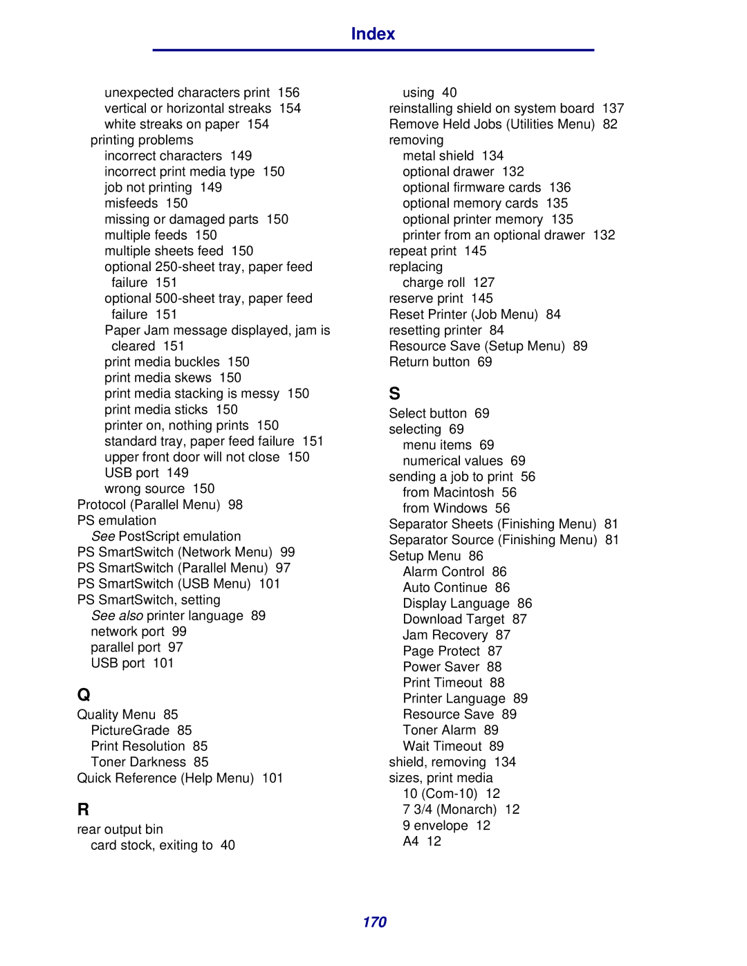 IBM 1422 manual 170 