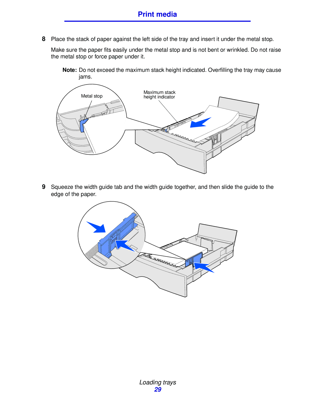 IBM 1422 manual Metal stop 