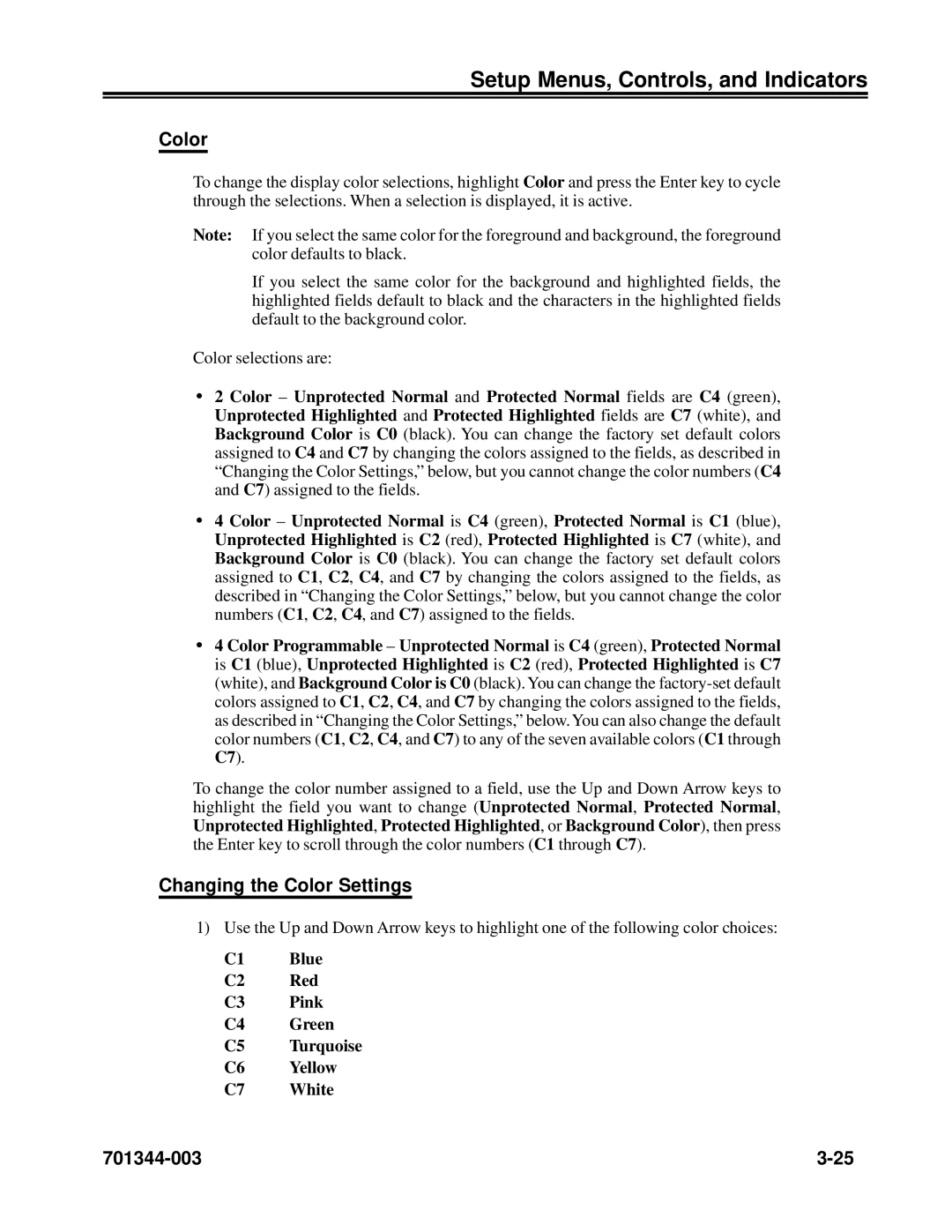 IBM 1483DSV manual Changing the Color Settings 