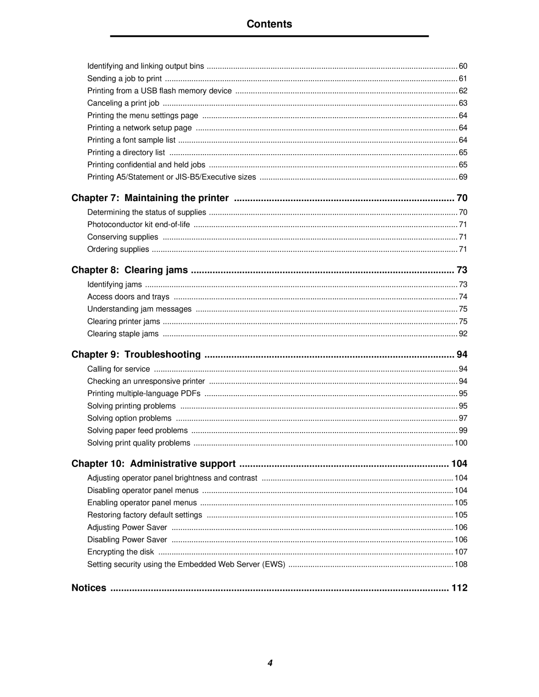 IBM 1585 (MT 4539) manual Contents 