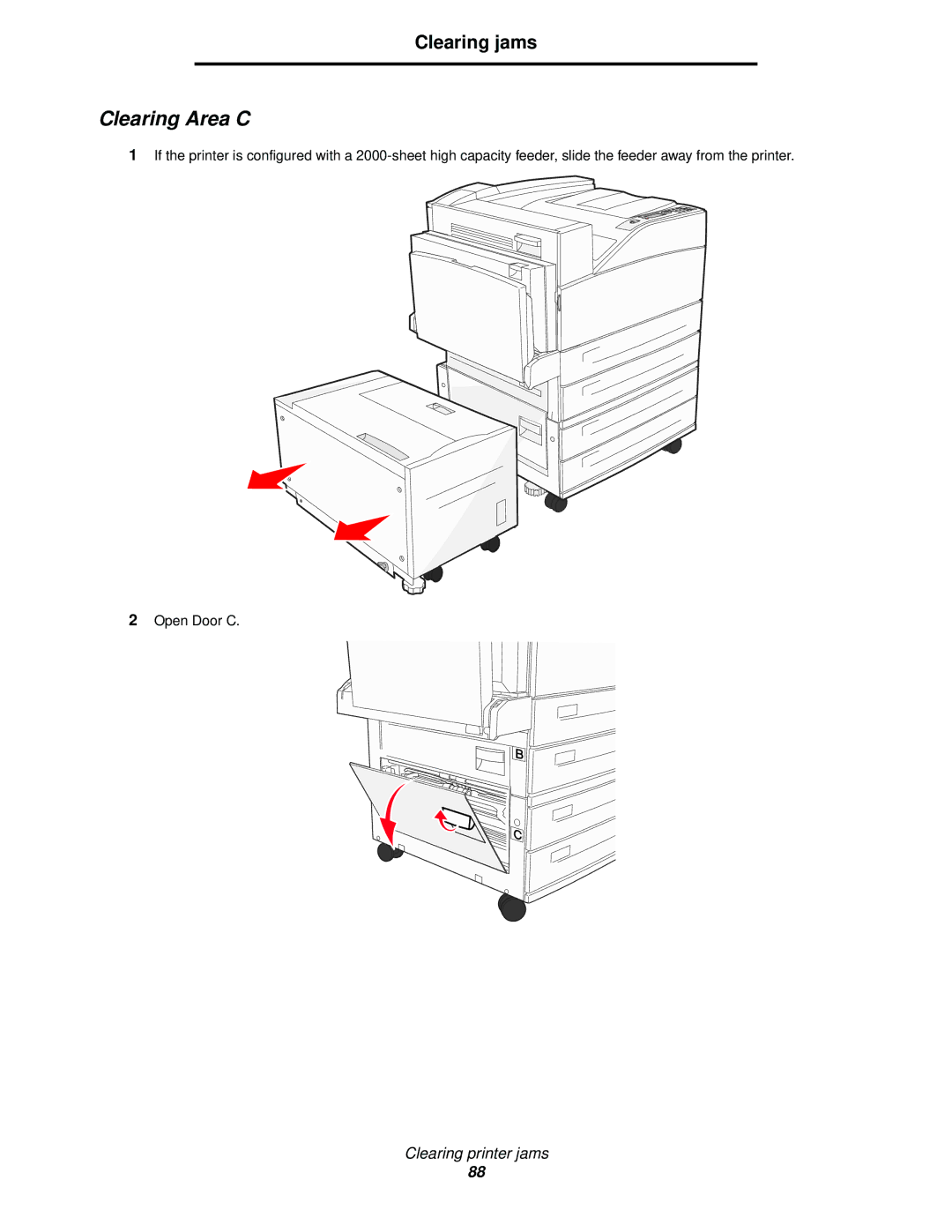 IBM 1585 (MT 4539) manual Clearing Area C 