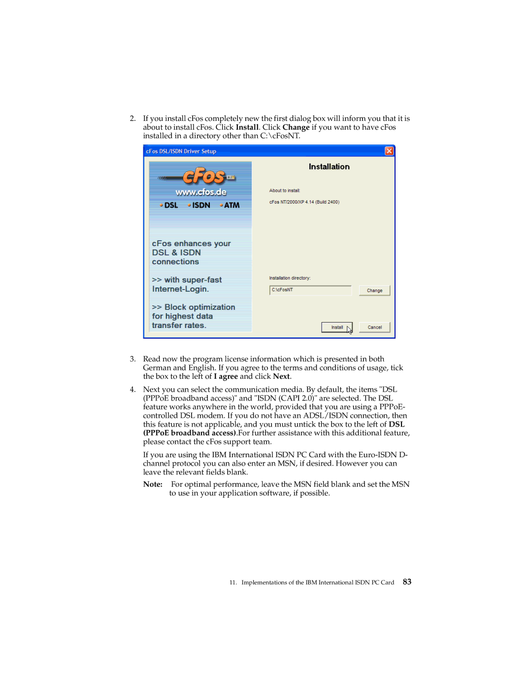 IBM 19K5716 manual Implementations of the IBM International Isdn PC Card 