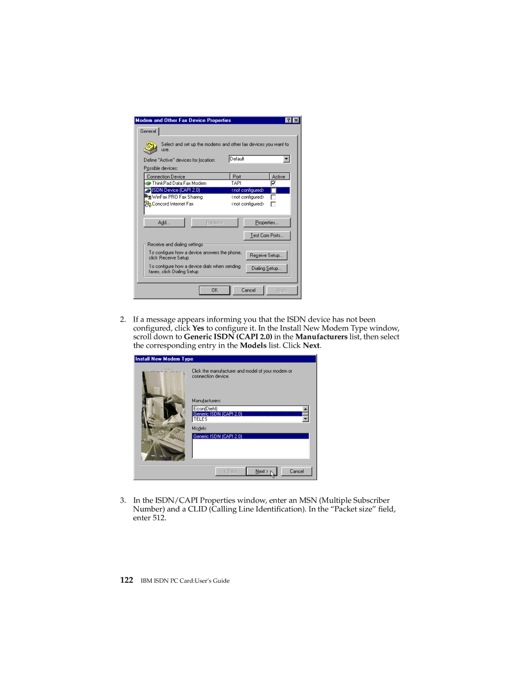 IBM 19K5716 manual IBM Isdn PC CardUser’s Guide 