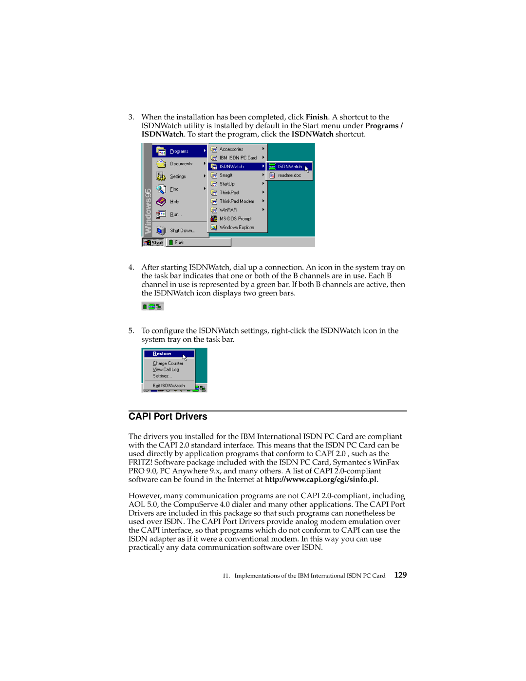 IBM 19K5716 manual Capi Port Drivers 