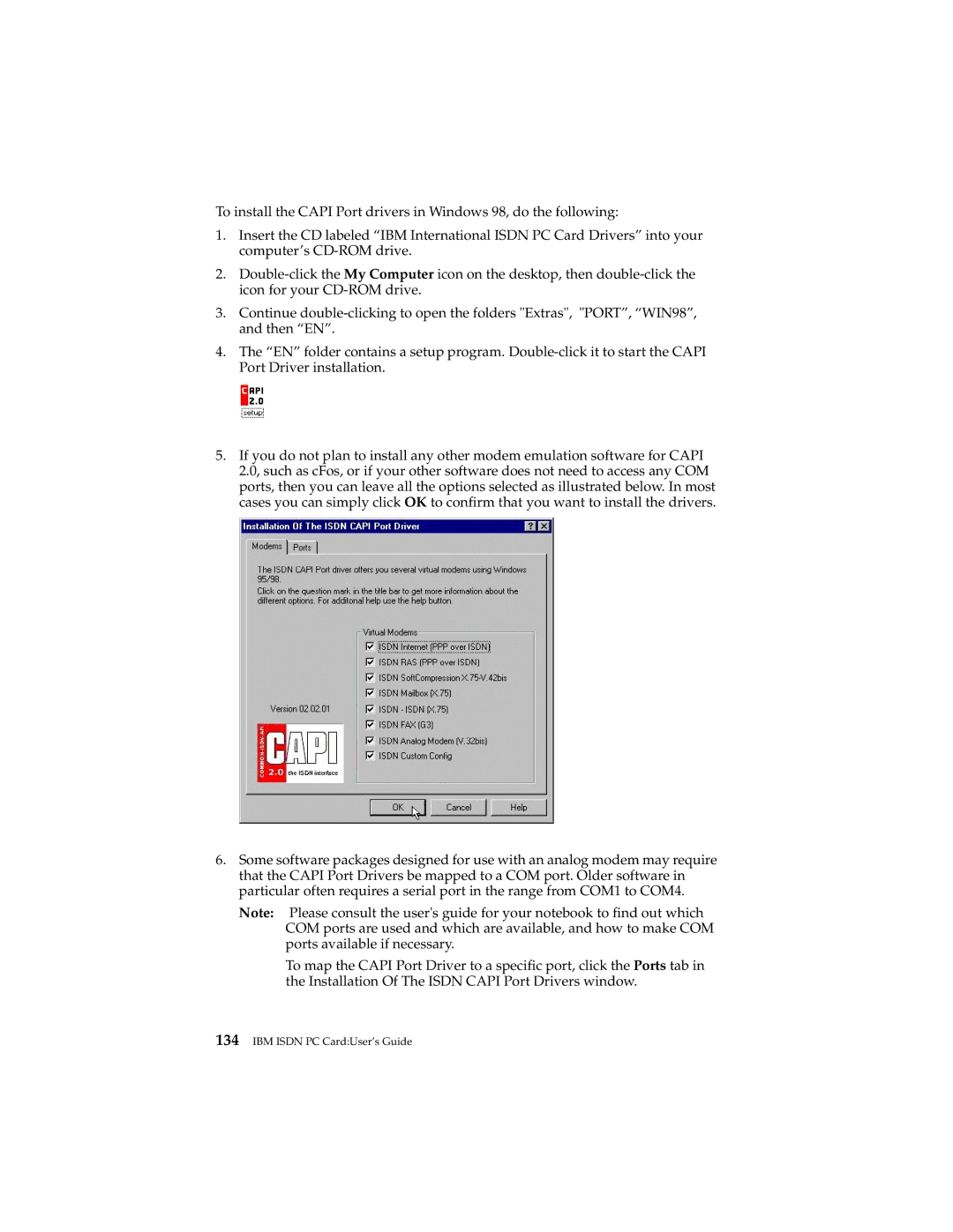 IBM 19K5716 manual IBM Isdn PC CardUser’s Guide 