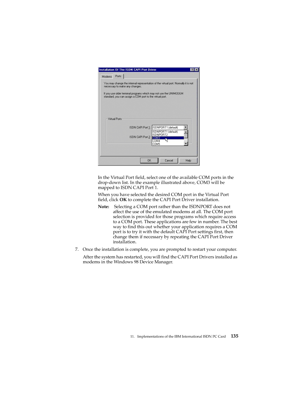 IBM 19K5716 manual Implementations of the IBM International Isdn PC Card 