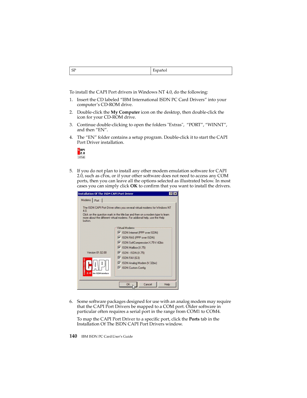 IBM 19K5716 manual Español 