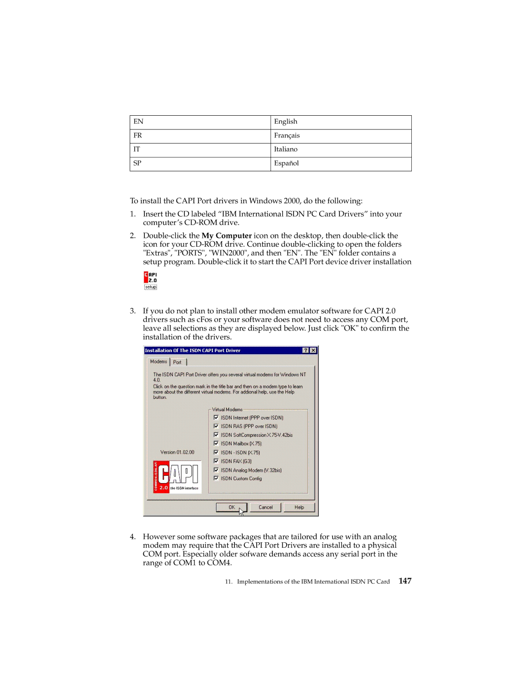 IBM 19K5716 manual English Français Italiano Español 