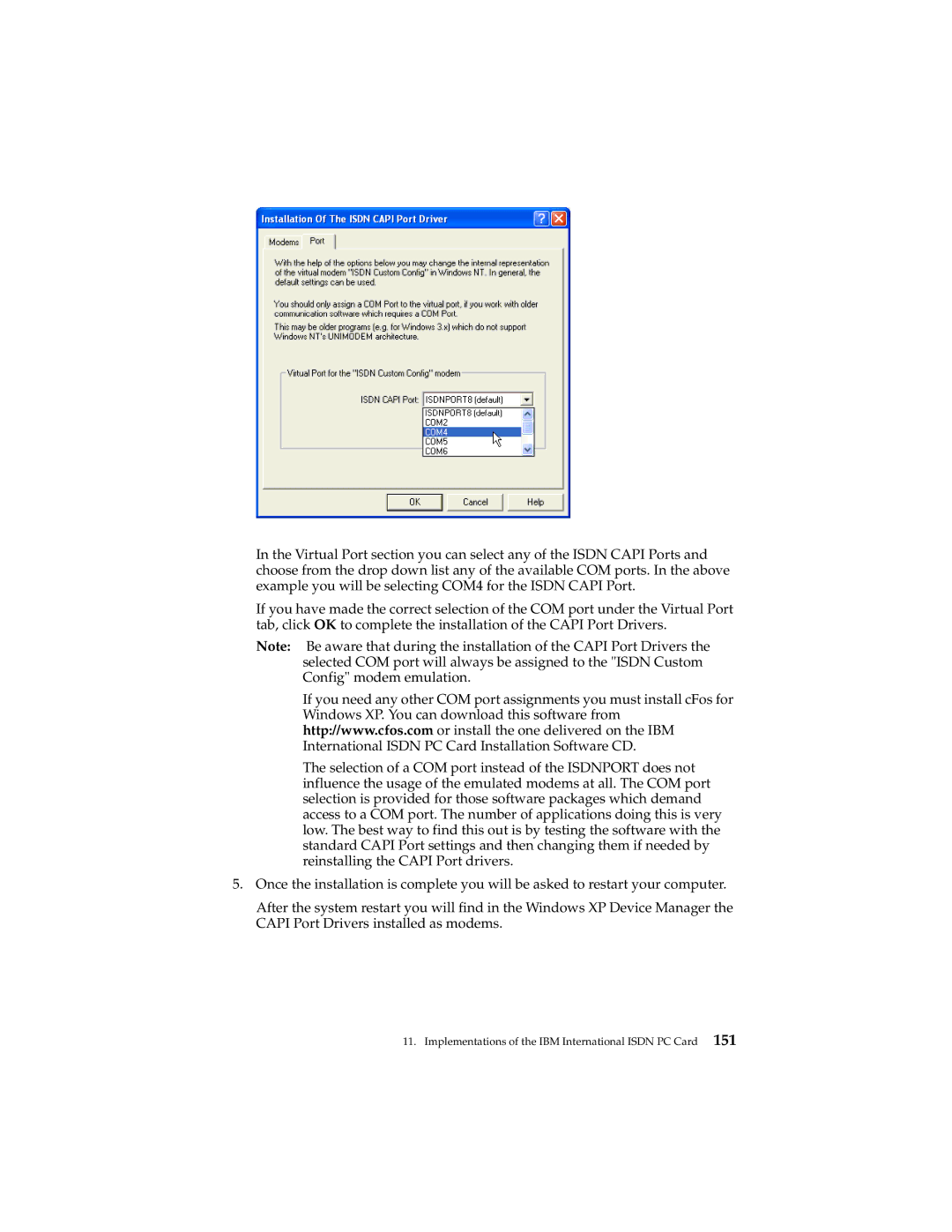 IBM 19K5716 manual Implementations of the IBM International Isdn PC Card 