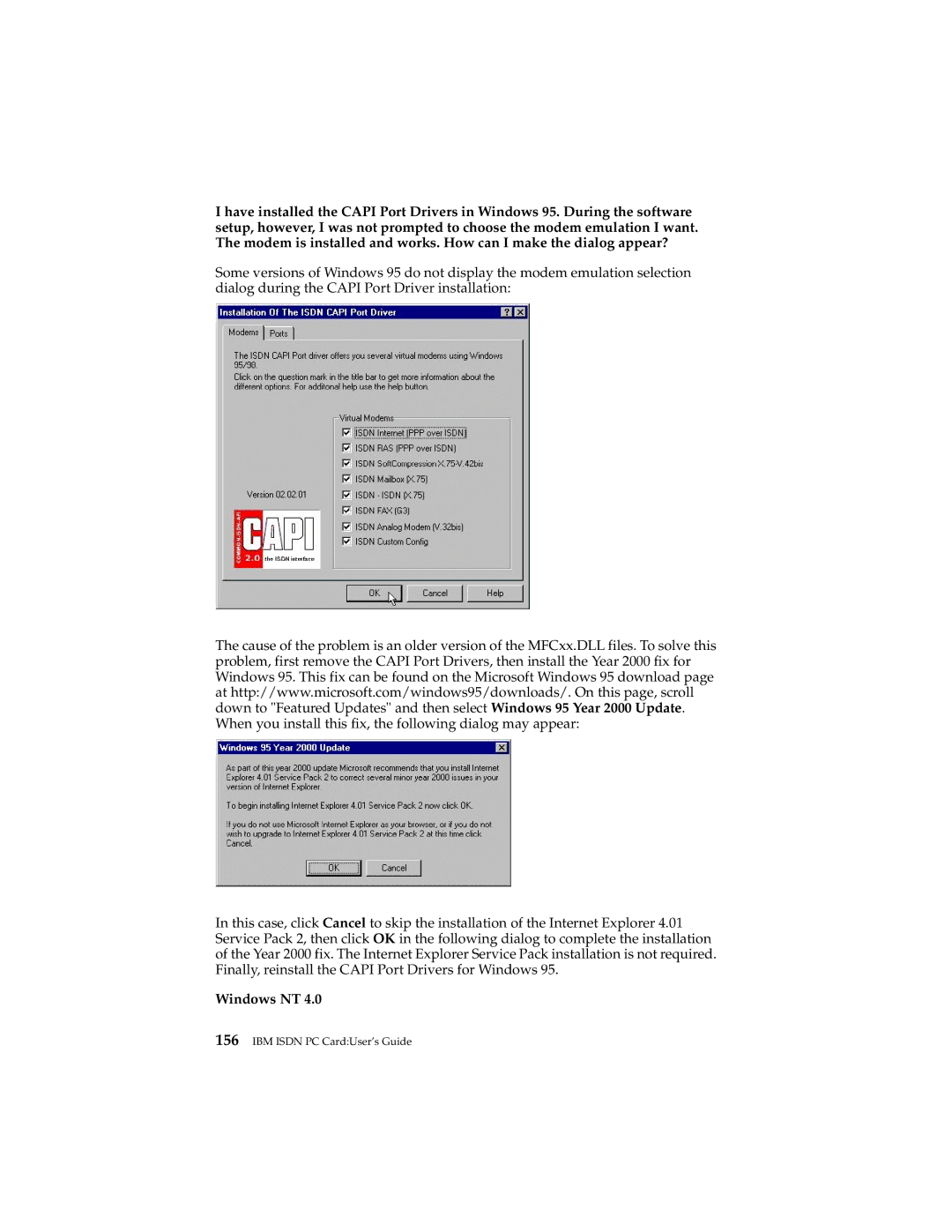 IBM 19K5716 manual Windows NT 