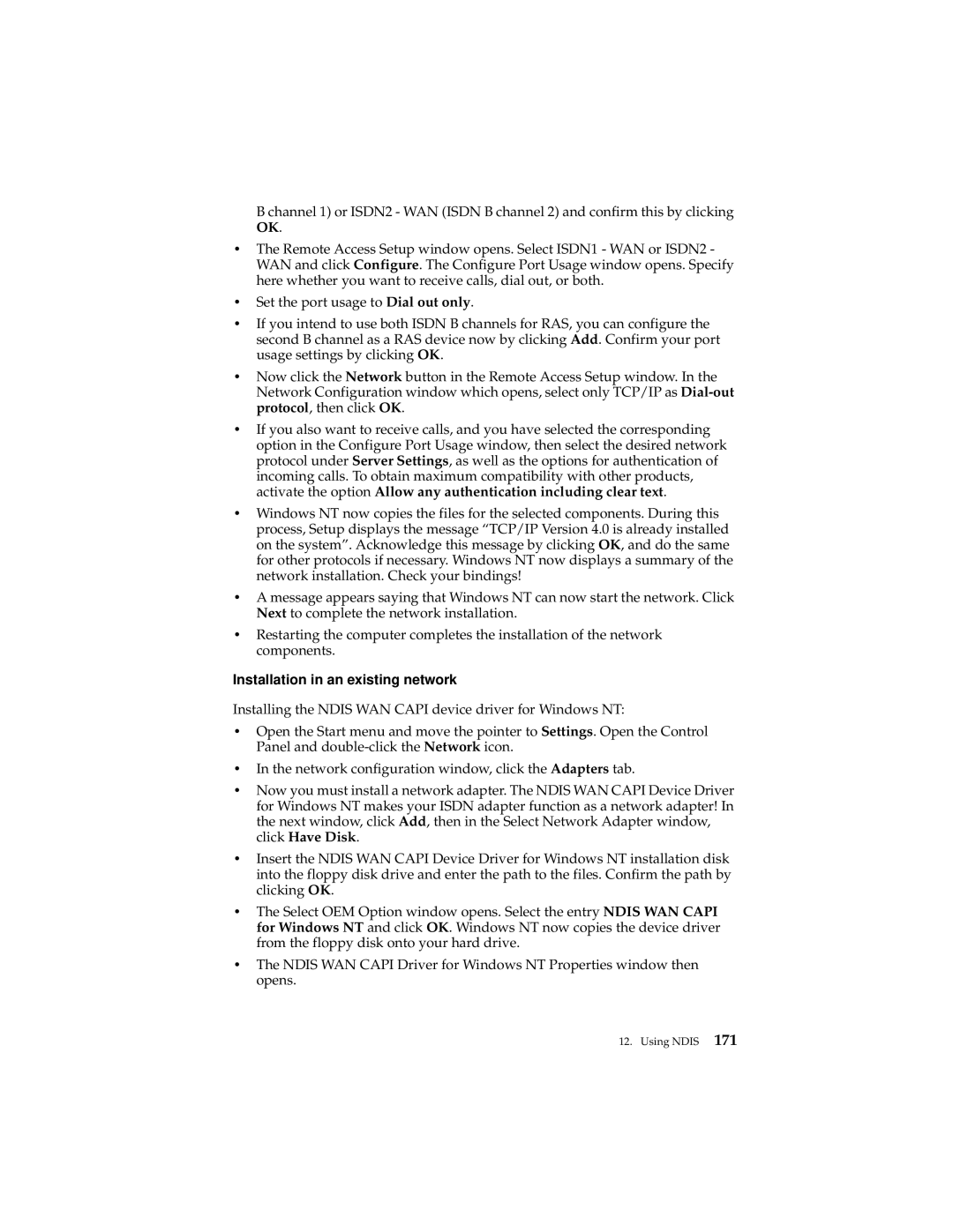 IBM 19K5716 manual Installation in an existing network 