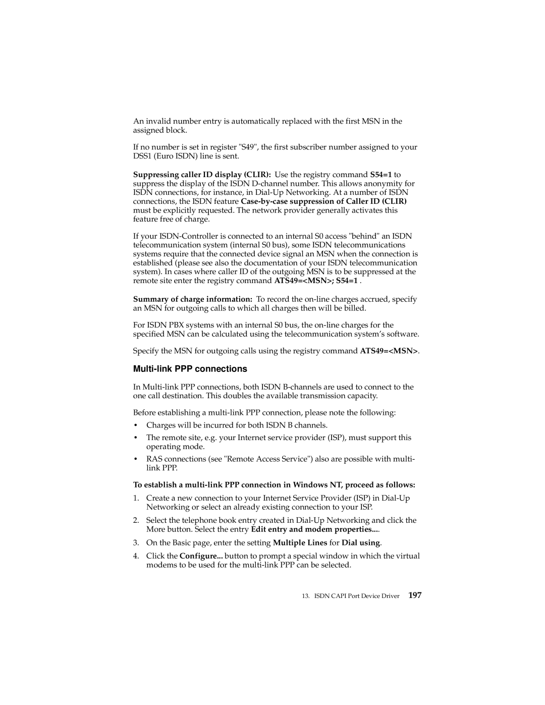 IBM 19K5716 manual Multi-link PPP connections 