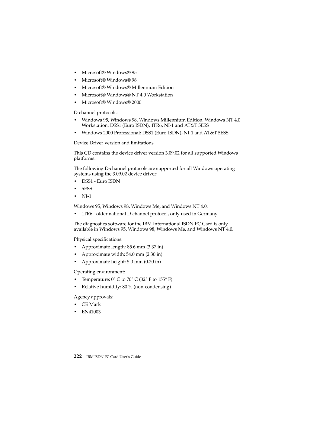 IBM 19K5716 manual IBM Isdn PC CardUser’s Guide 