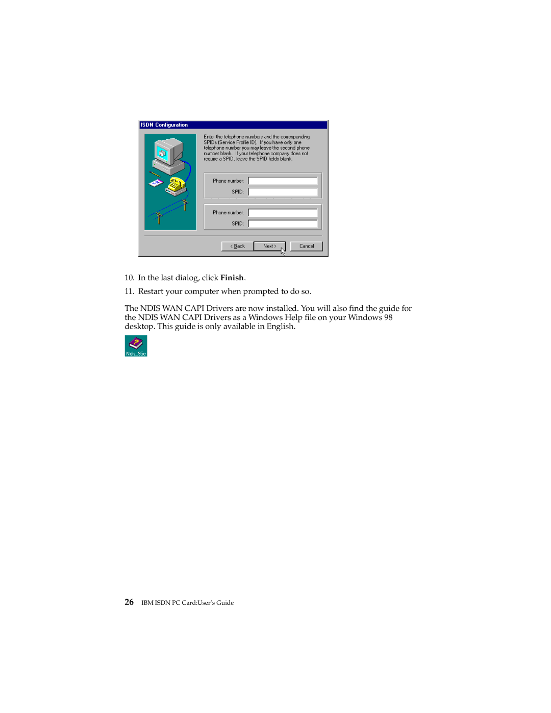 IBM 19K5716 manual IBM Isdn PC CardUser’s Guide 