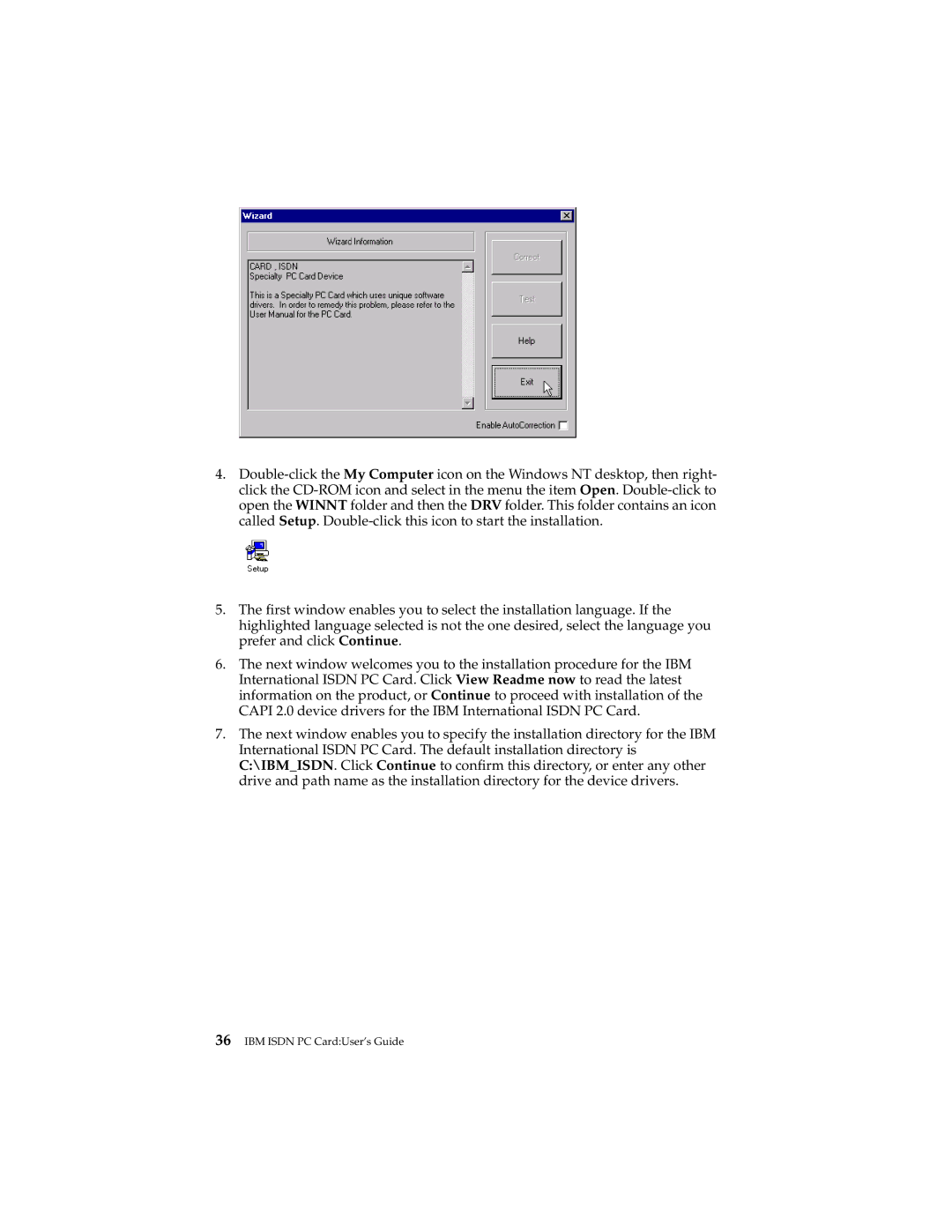 IBM 19K5716 manual IBM Isdn PC CardUser’s Guide 