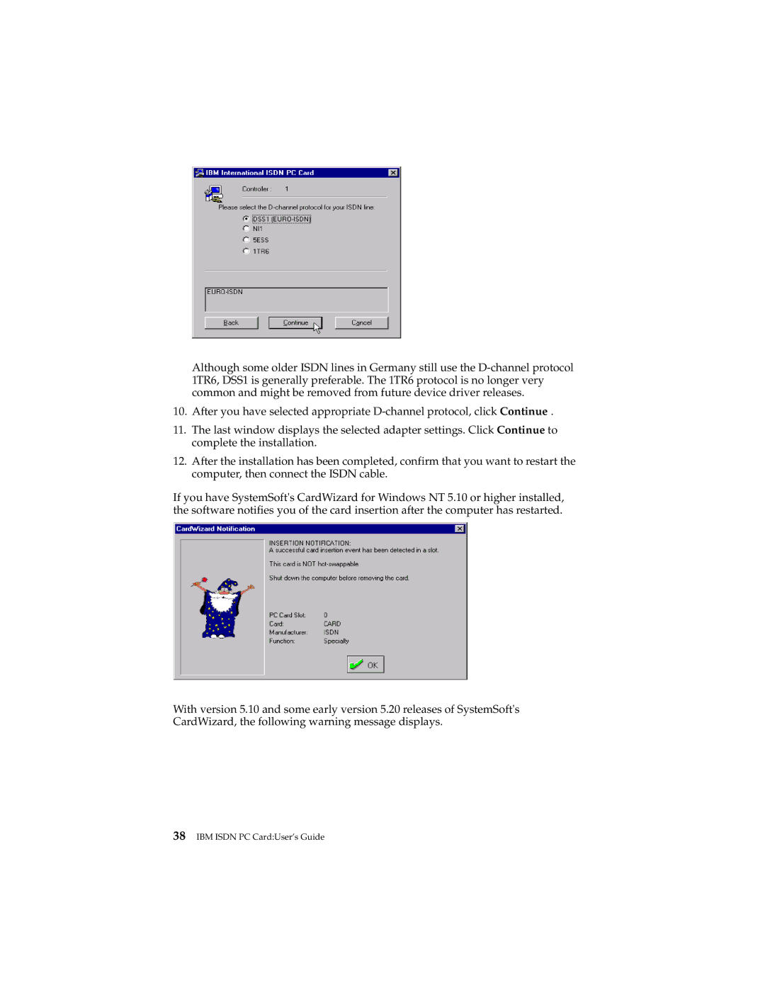 IBM 19K5716 manual IBM Isdn PC CardUser’s Guide 