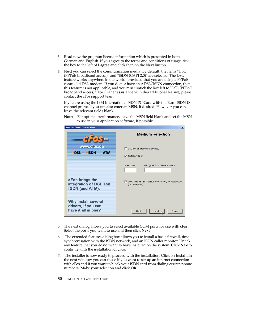 IBM 19K5716 manual IBM Isdn PC CardUser’s Guide 