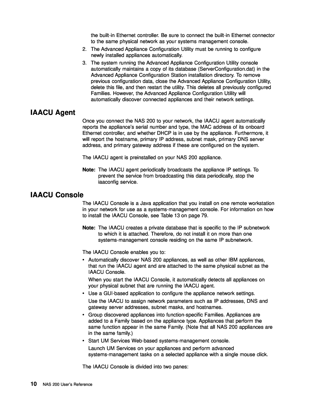 IBM 201 manual IAACU Agent, IAACU Console 
