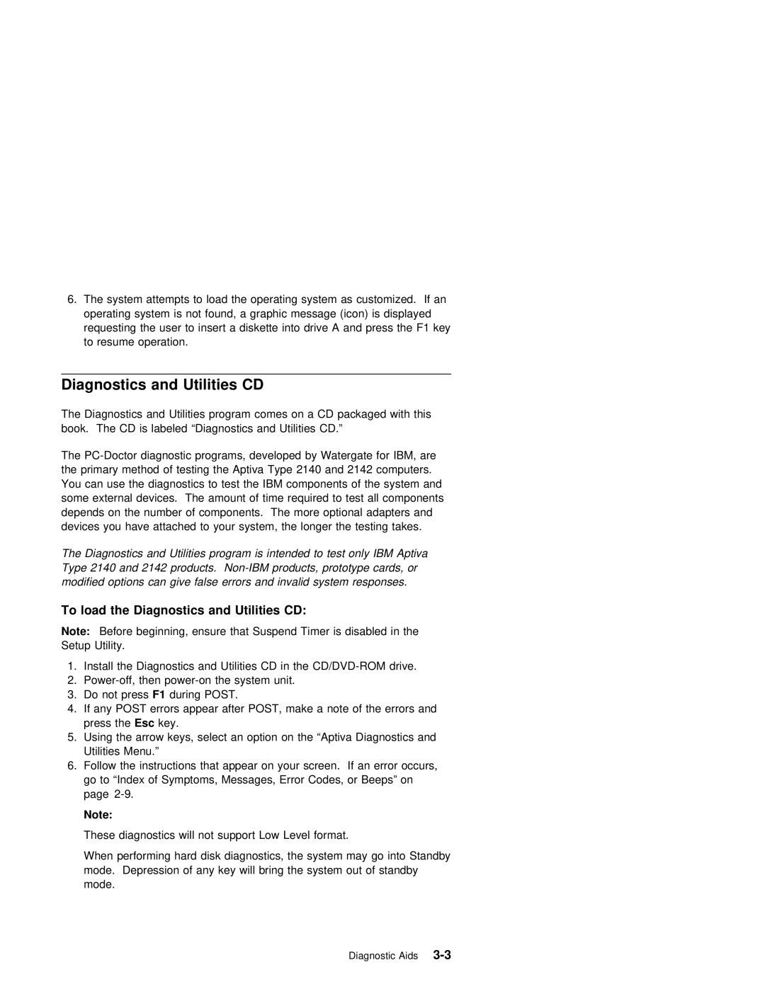 IBM 2140, 2142 manual Utilities, To load 