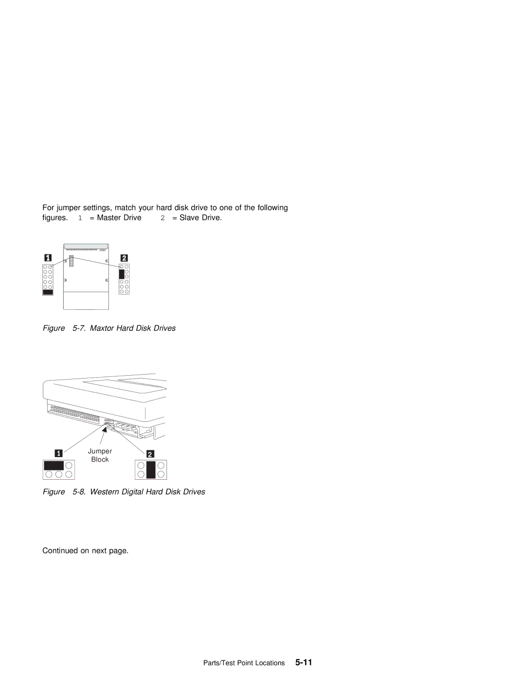 IBM 2140, 2142 manual Maxtor Hard Disk Drives 