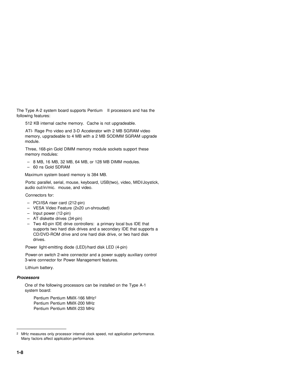 IBM 2142, 2140 manual Processors 