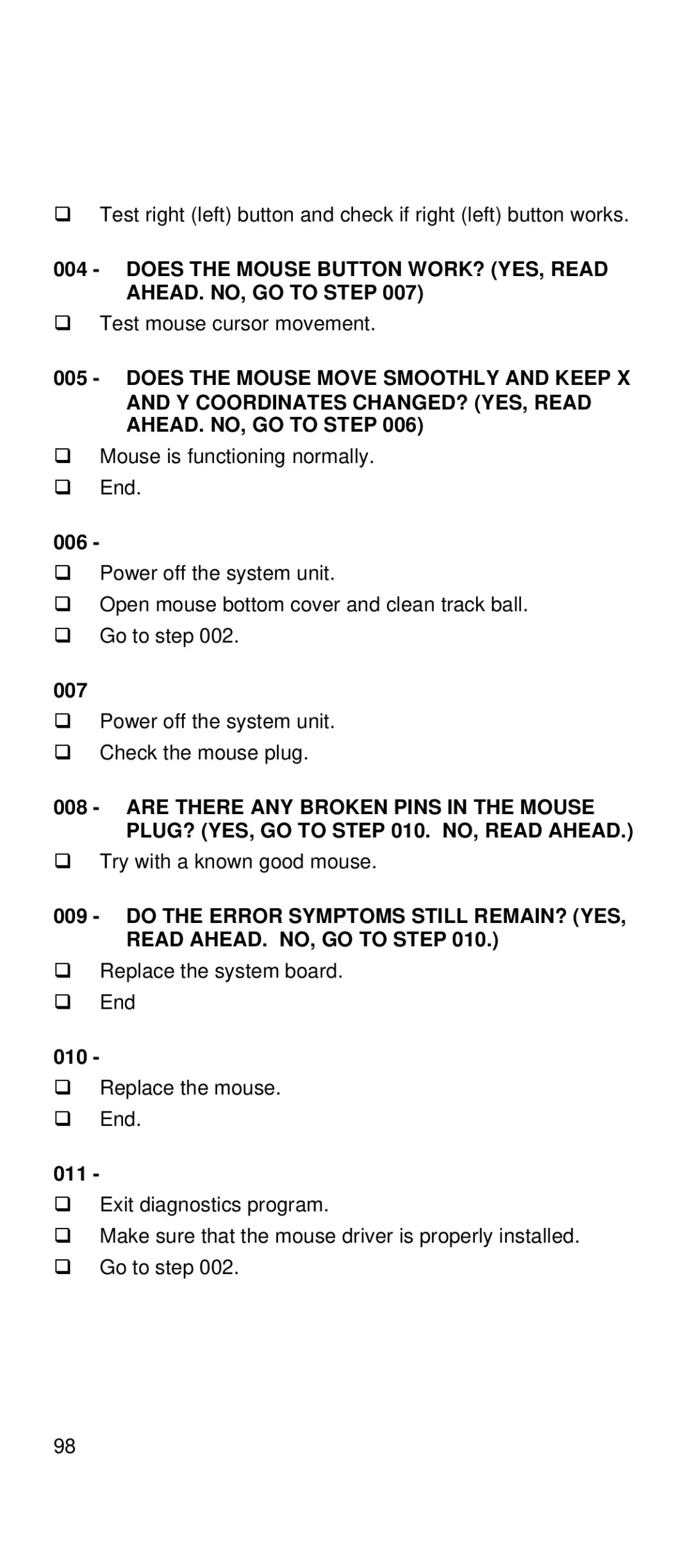 IBM 2169 manual 010, 011 