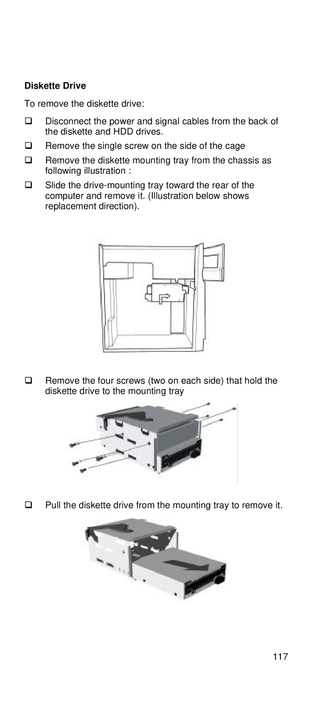 IBM 2169 manual Diskette Drive 