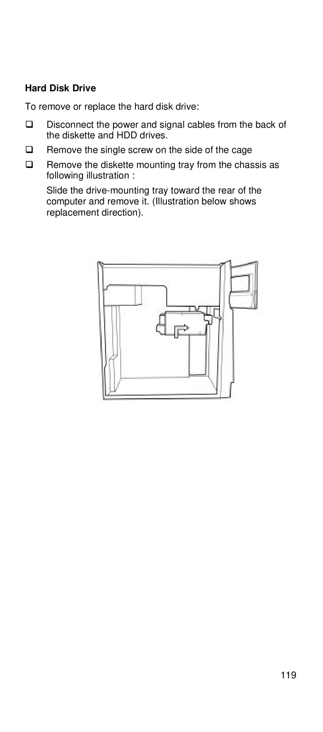 IBM 2169 manual Hard Disk Drive 