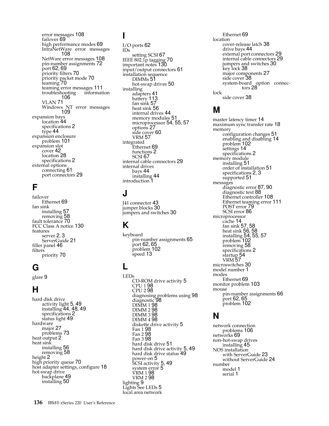 IBM 220 manual 106 