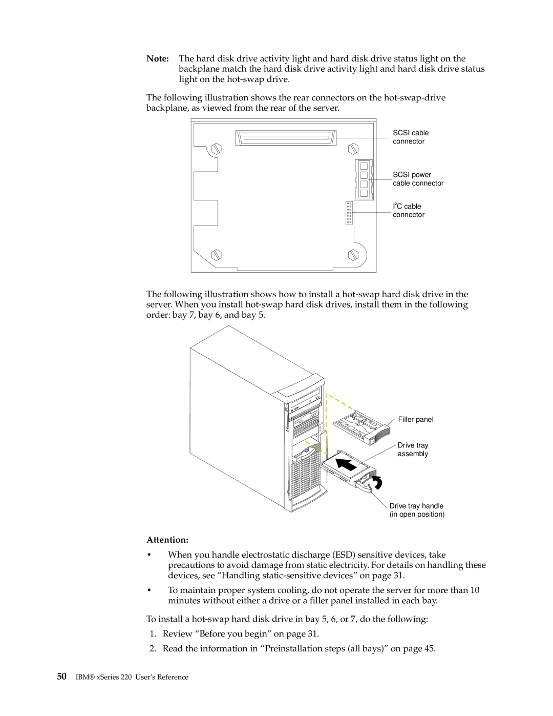 IBM manual IBM xSeries 220 User’s Reference 