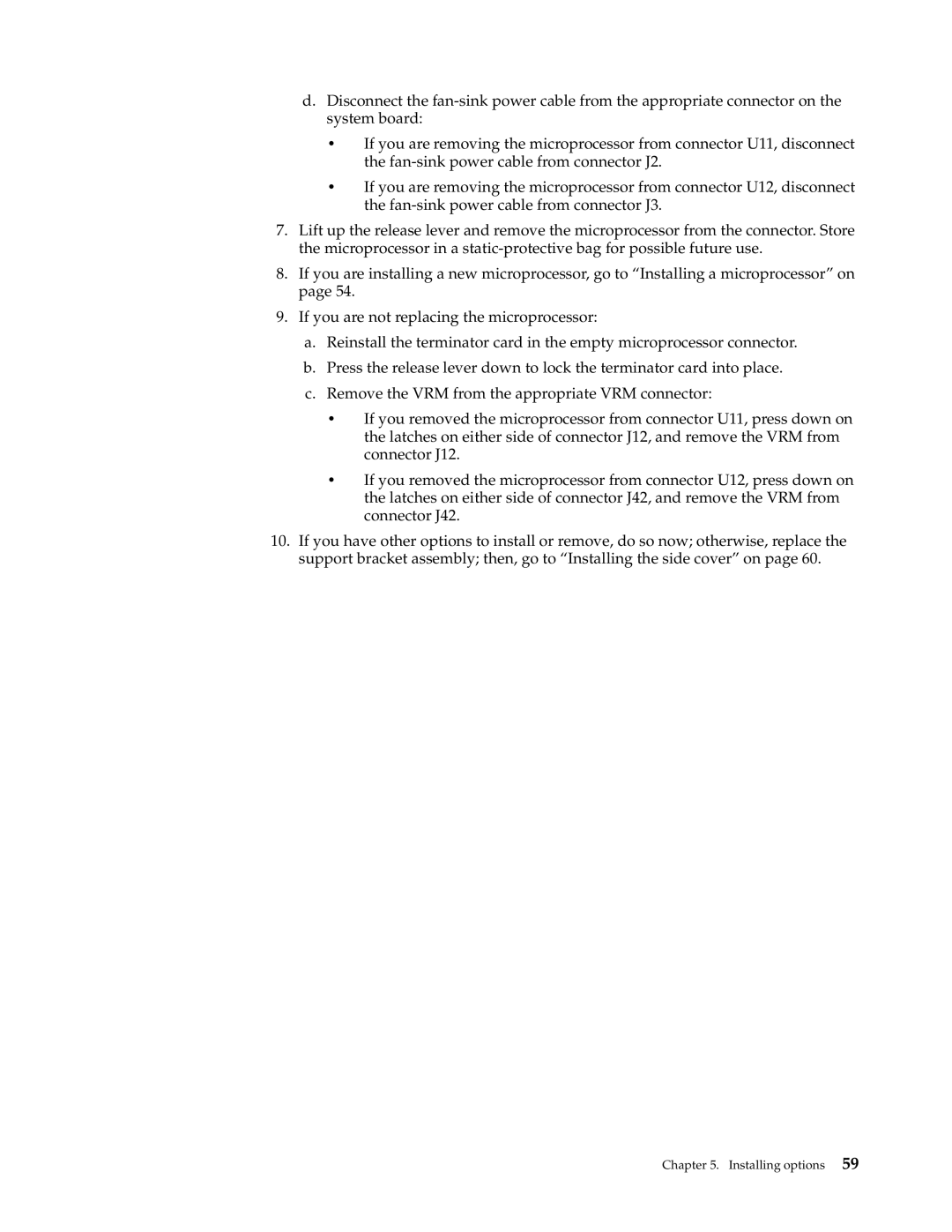 IBM 220 manual Installing options 