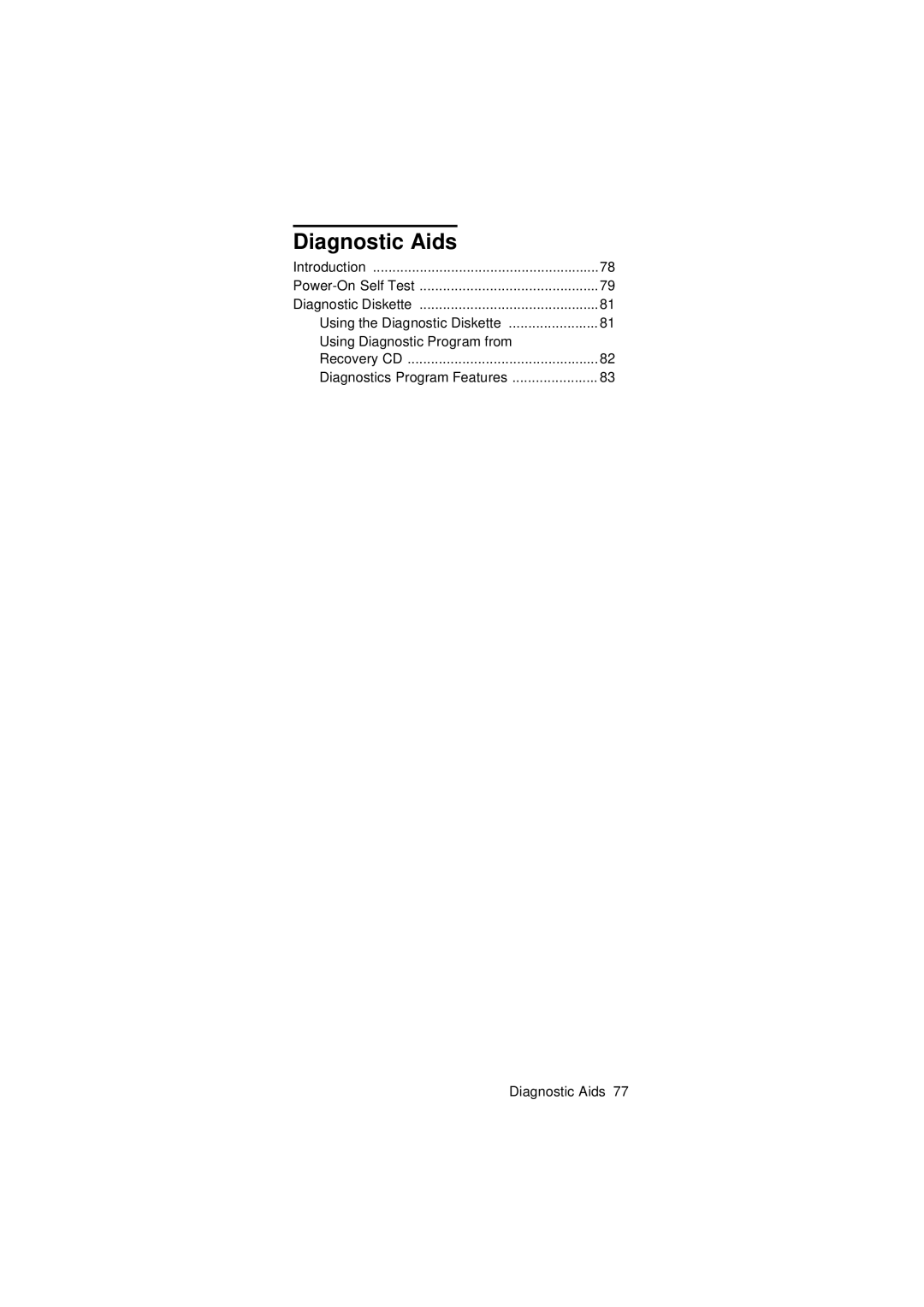 IBM 2274 manual Diagnostic Aids 