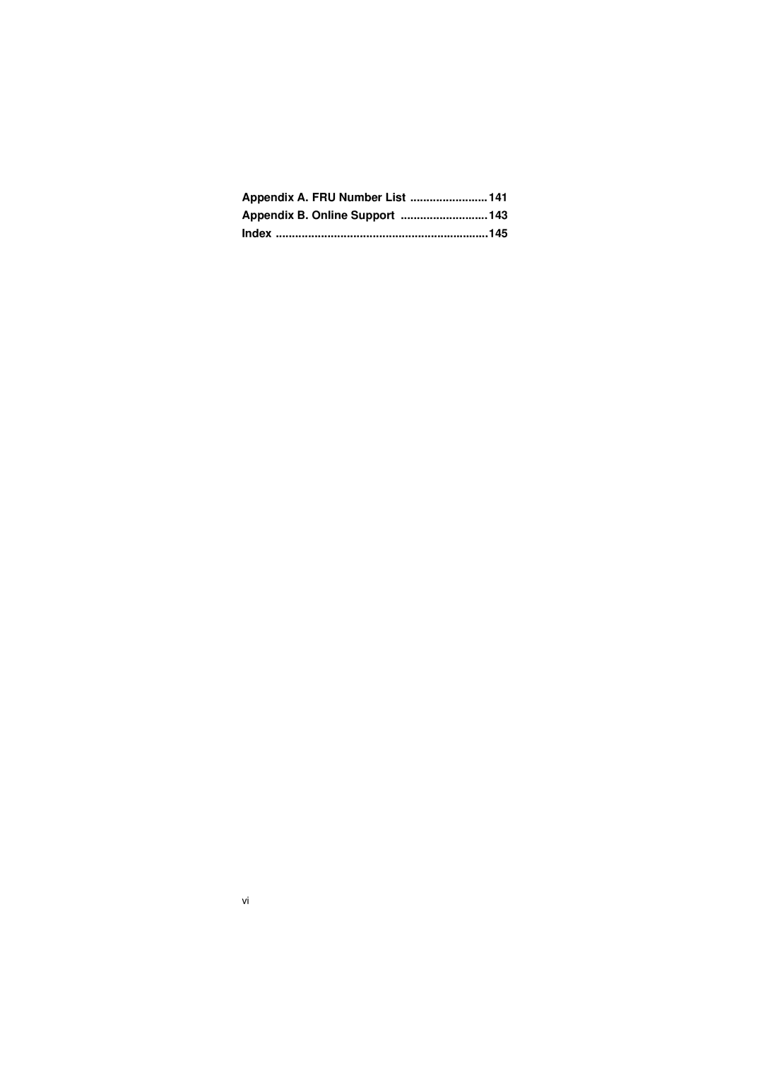 IBM 2274 manual Appendix A. FRU Number List, Appendix B. Online Support, Index 