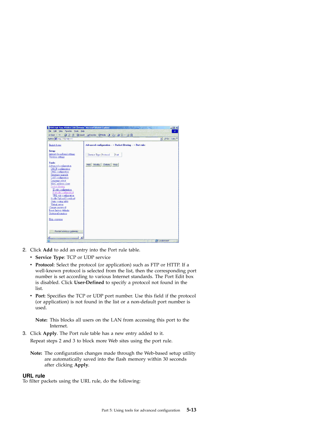 IBM 22P6415 manual URL rule, 5-13 