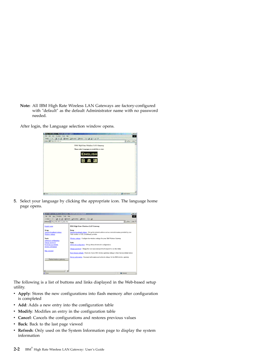 IBM 22P6415 manual 2IBM High Rate Wireless LAN Gateway User’s Guide 